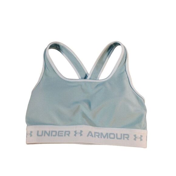Under Armour Crossback Heather Sports‎ Bra Women Sz S Compression Yoga Workout - Picture 1 of 7